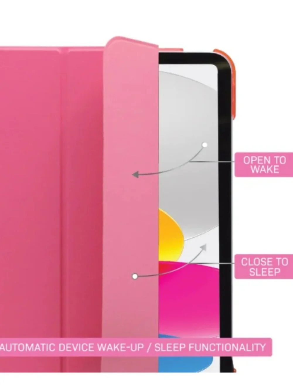 Body Glove Tablet Folio Case for iPad (A16) / iPad (10th gen) - Bright Pink